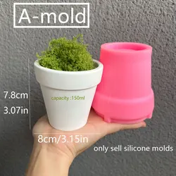 Breathable Plant Pot Base DIY Silicone Mold (A - mold)