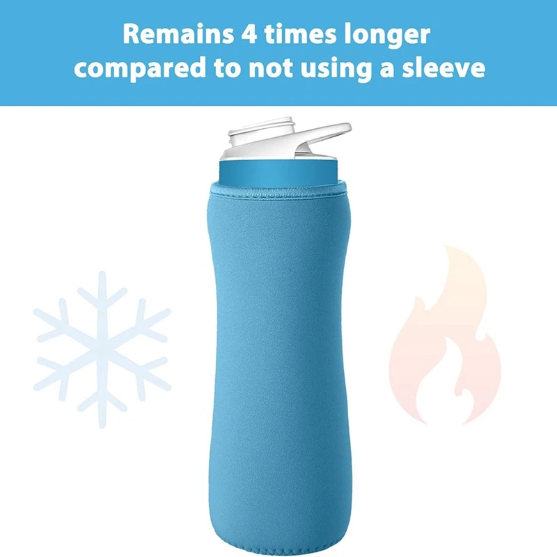 NEW-Sleeve For Cirkul Water Bottle, 2PCS Water Bottle Sleeve For 22Oz Cirkul Plastic And Stainless Steel Bottle Cover