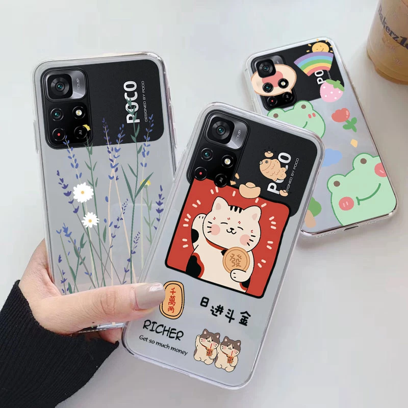 Arseaiy Custodia a portafoglio per Xiaomi Poco M4 Pro 4G Flip Phone Case Cover con tracolla Magnetica Tasca con Cerniera Specchio Trucco Pelle PU Antiurto con Cavalletto Shell Rosa