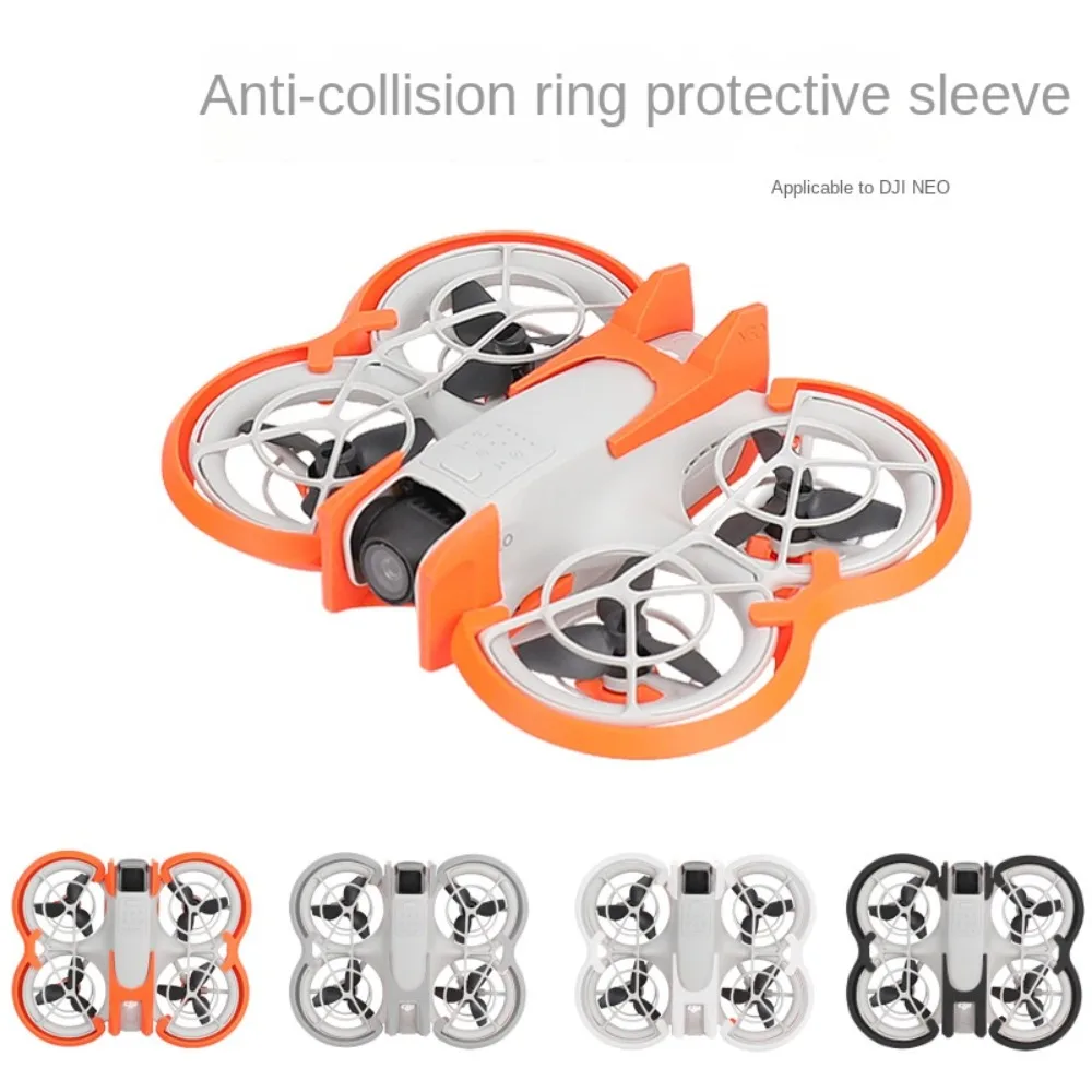 Détail de la protection de cadre antichoc pour DJI NEO, couleur blanche, texture lisse et matériau léger.