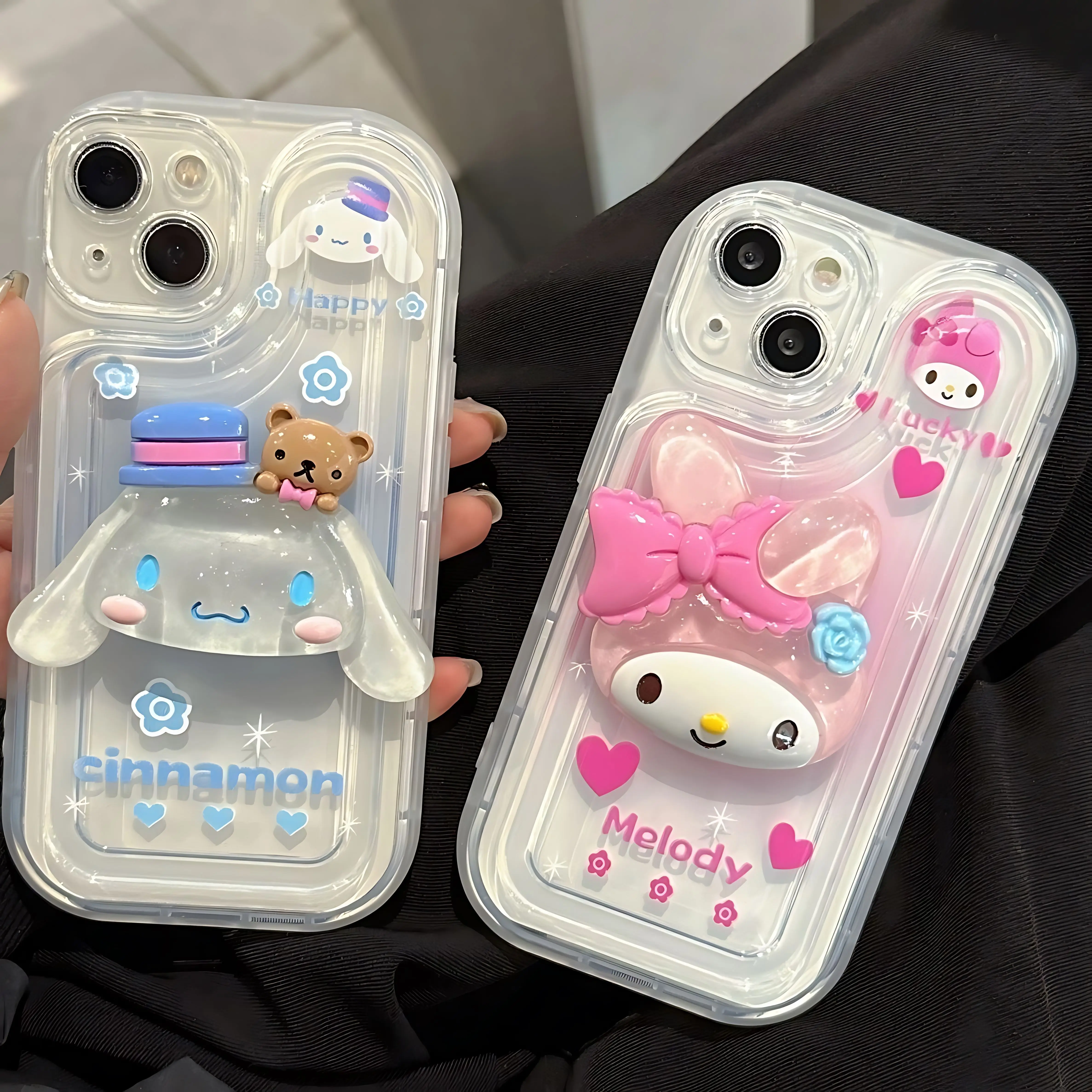Sanrio Melody Transparent Phone Case for Samsung Galaxy S24 at Lusy Store