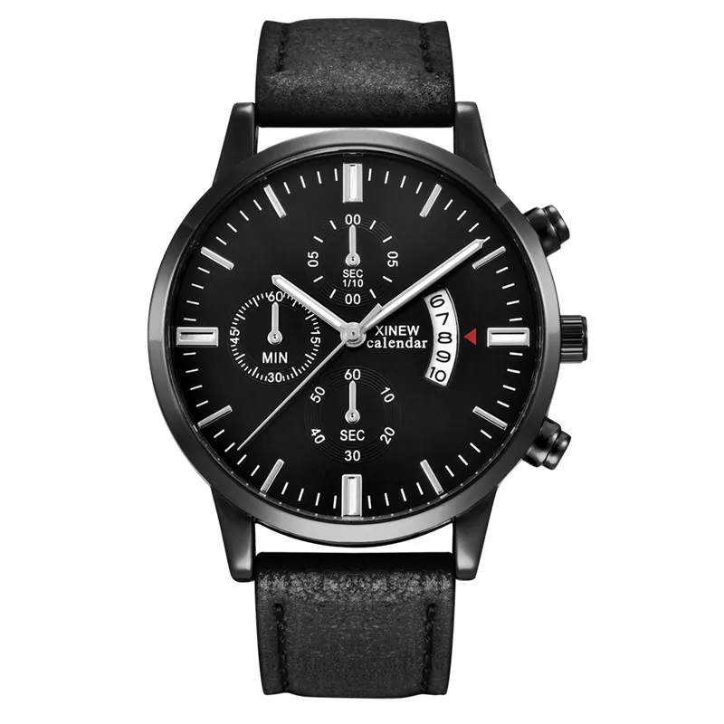 XINEW Original Brand Cheap Watches For Men Fashion Leather