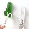 Creative Resin Cactus Wall Hook, Key Hanger, Self-adhesive Plants Hooks, Three-Dimensional Hanger, Home Decoration Accessories 3