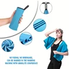 2-pcs Microfibre set sports towel fitness swimming towel body bath towel canbeused for yoga running camping beach WashclothTowel 3