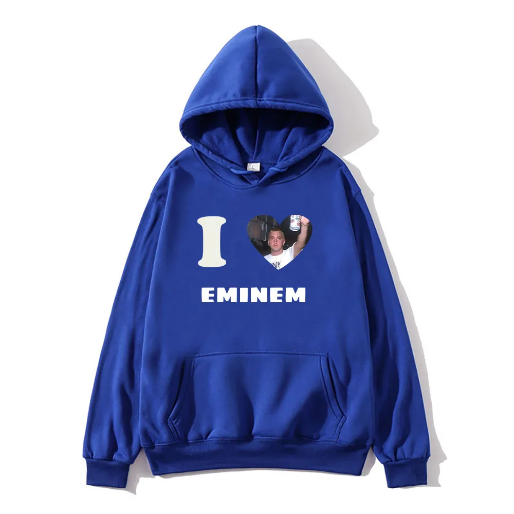 Eminem Hoodie for Winter Casual Fleece Soft Sweatshirt Funko Pop Hooded with Pocket Clothes Ropa Hombre Long-sleeved Pullovers images - 6