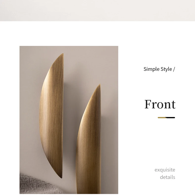 cabinet pull brass handle for furniture unit