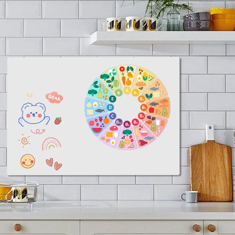 Magnetic White Board Sticker Include Marker Magnet Eraser Magnetic Whiteboard Contact Paper Removable Whiteboard Stick on Wall