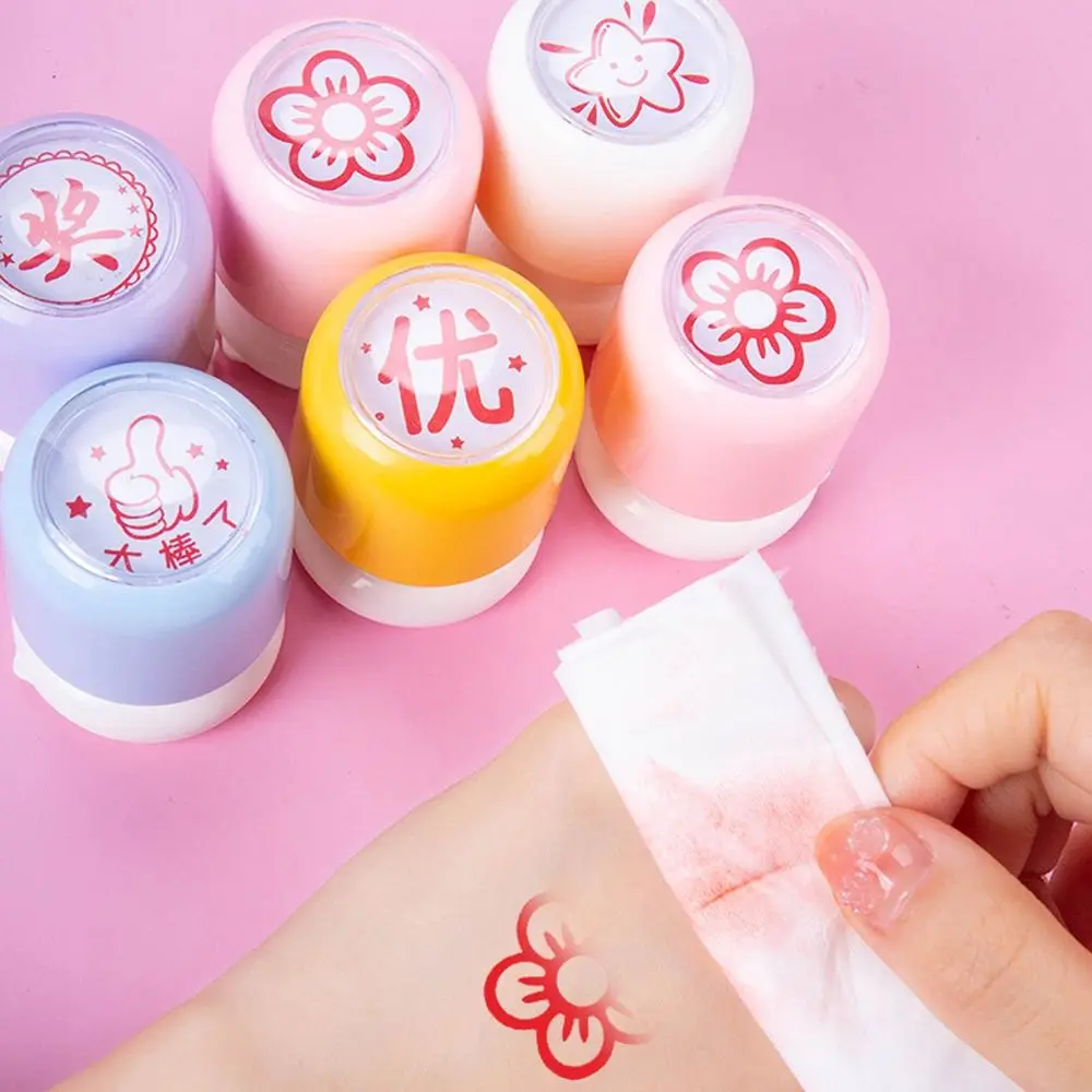 내구성이 뛰어난 DIY 교육용 스탬퍼 사진 앨범 장식 스크랩북킹 코멘트 스탬프 문구 교사 용품 격려 스탬프 학교