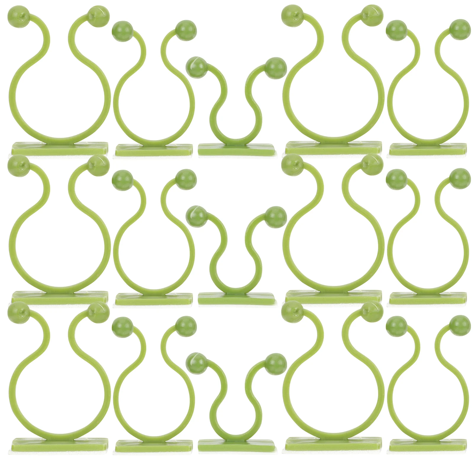 

90 Pcs Plant Clips for Climbing Plants Vine Wall Self- Adhesive Fixer Sucker Vines Fixing Sticky Hook Invisible Gardening