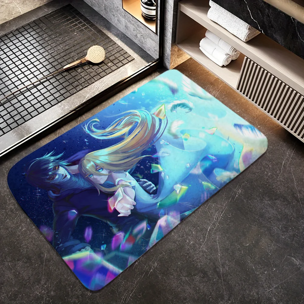 1pc Angels of Death Anime Floor Mat Room Mats Anti-slip Absorb Water Long Strip Cushion Bedroon Mat Household Carpets 5
