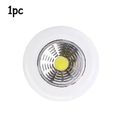 LED Mini Touch Night Light - Battery Powered for Closets, Bedroom, and Kitchen (WHITE)