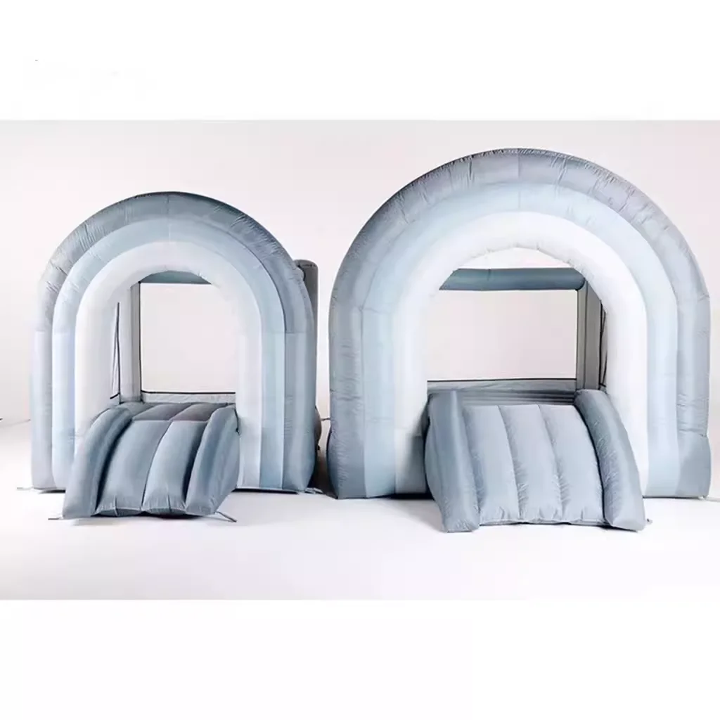 Cheap Mini white pvc inflatable bouncy castle wedding white bounce house party jumping castle for kids