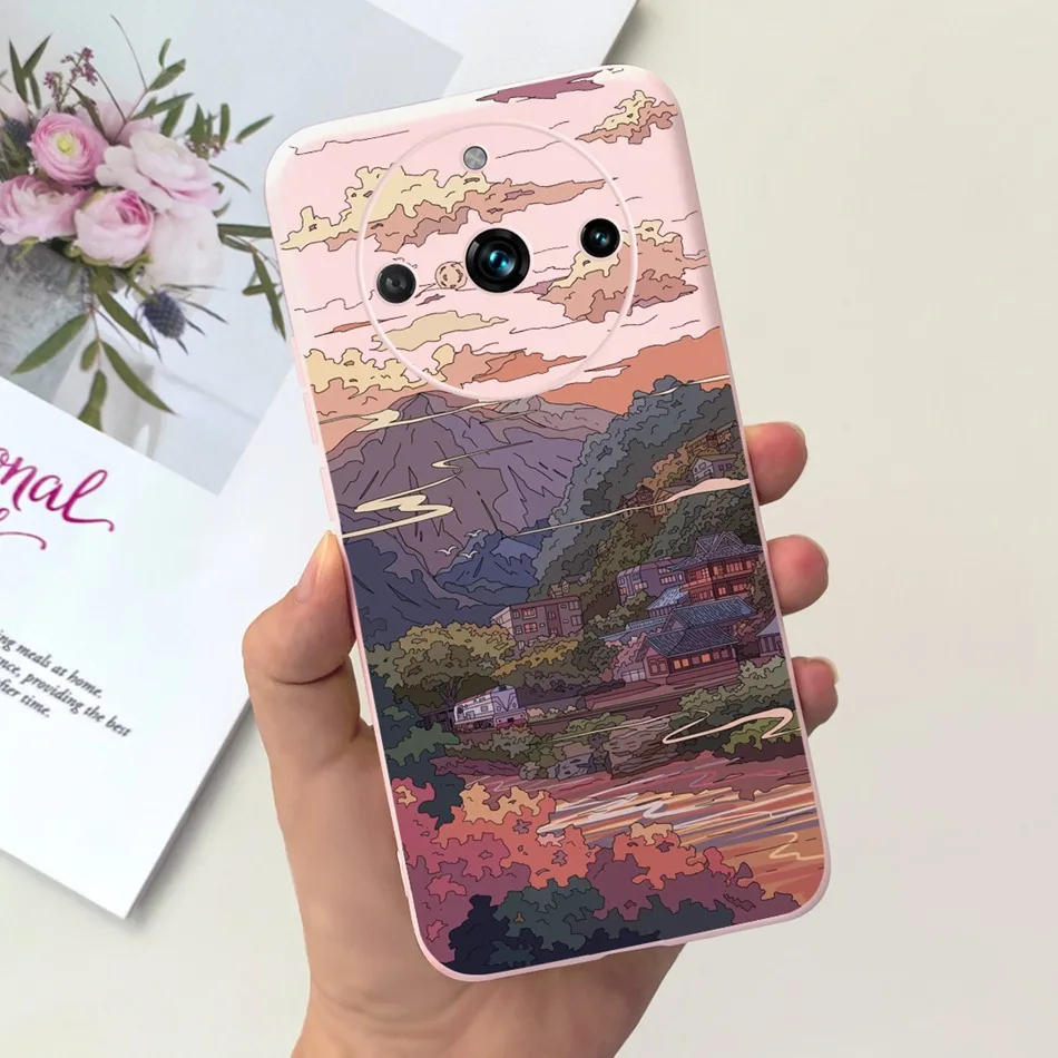 Fashion Moon Design Soft Silicon Protective Phone Case