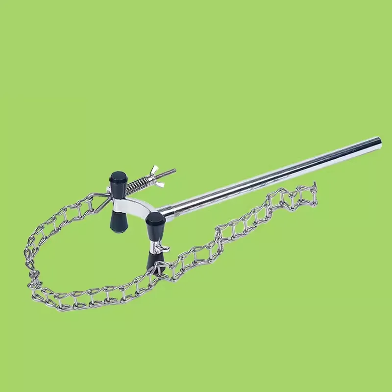 Chain clamp beaker holder can clamp 5000ml beaker laboratory flask chromatography column cross stainless steel