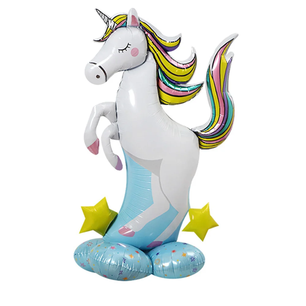 

Unicorn Magical Foil Balloon 48" Giant 3D Unicorn Party Balloons for Kids Girl Birthday Baby Shower Unicorn Party Decorations