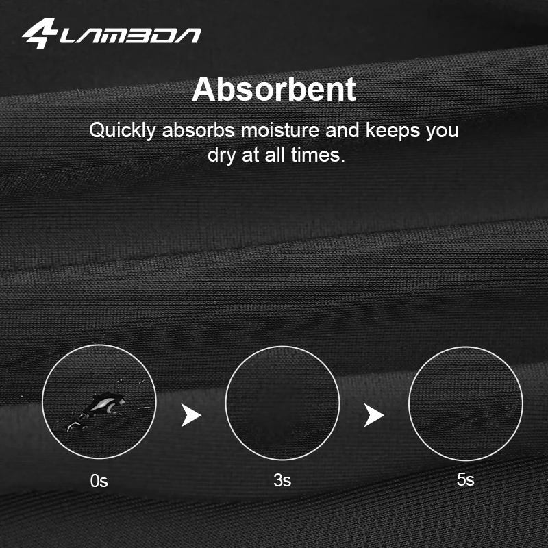 Men's Cycling Trousers Bib Shorts Elasticated Interface Cushioned Long Distance MTB Padded Shorts Tights Slim Fit
