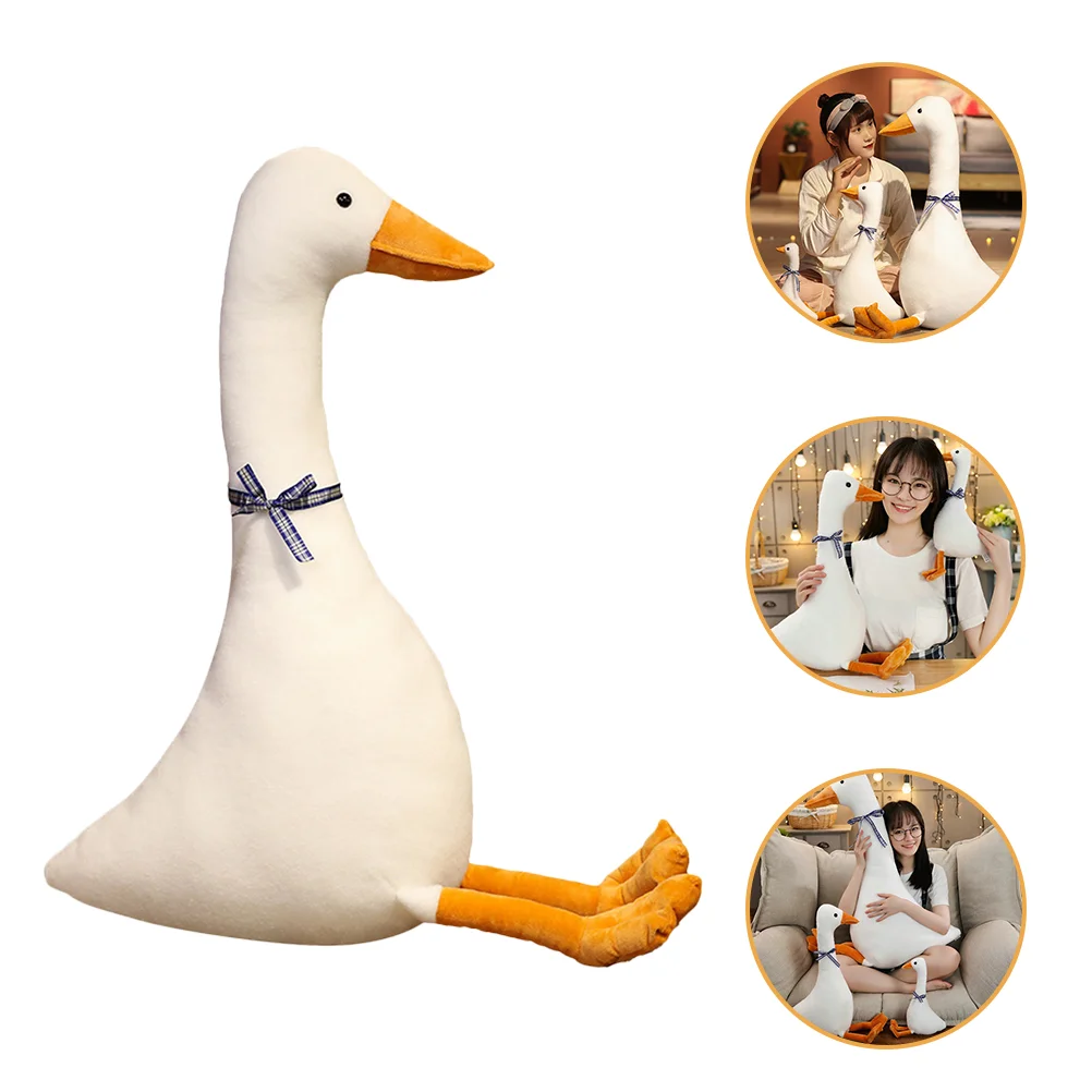 

Big White Goose Stuffed Animal Plush Animals for Girls Cartoon