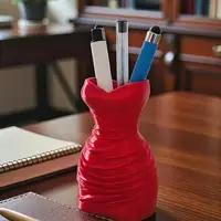 New Creative Desktop Storage Plastic Multifunctional Pen Holder Office Desk Supplies Simple And Fresh Stationery 4