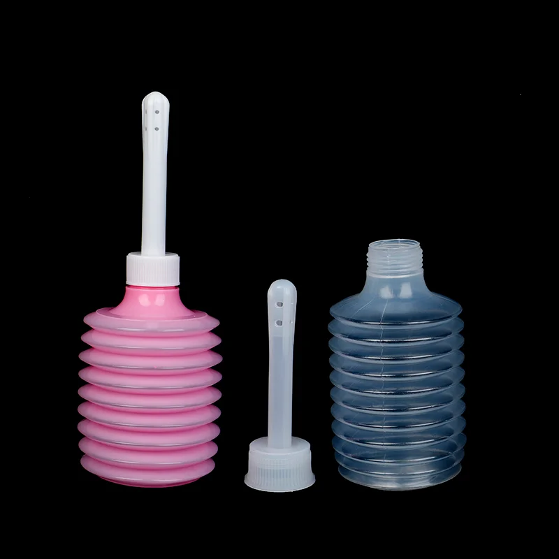 〔DD329〕200ML 8Holes Disposable Vaginal Anal Douche Retractable Wash Cleaning Anus Clean