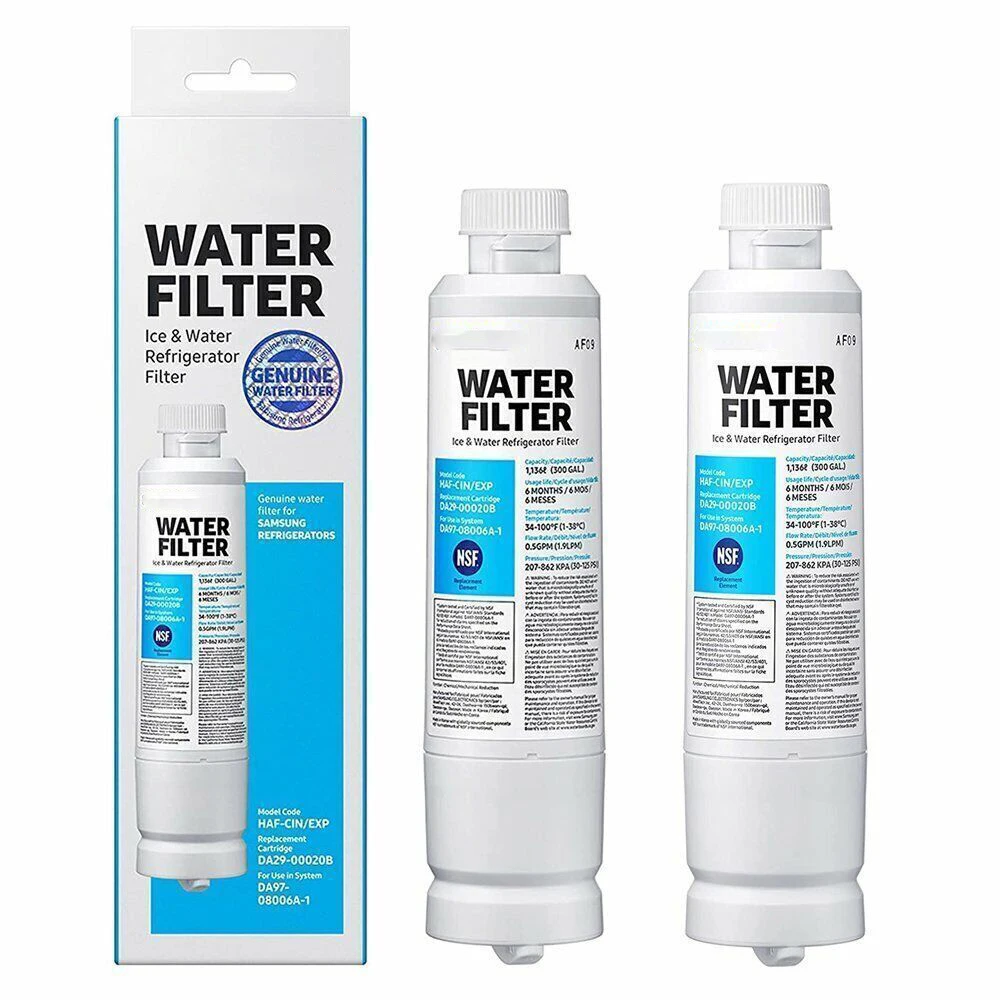 2PACK Replace DA29-00020B HAF-CIN/EXP Ice Samsung Refrigerator Water Filter