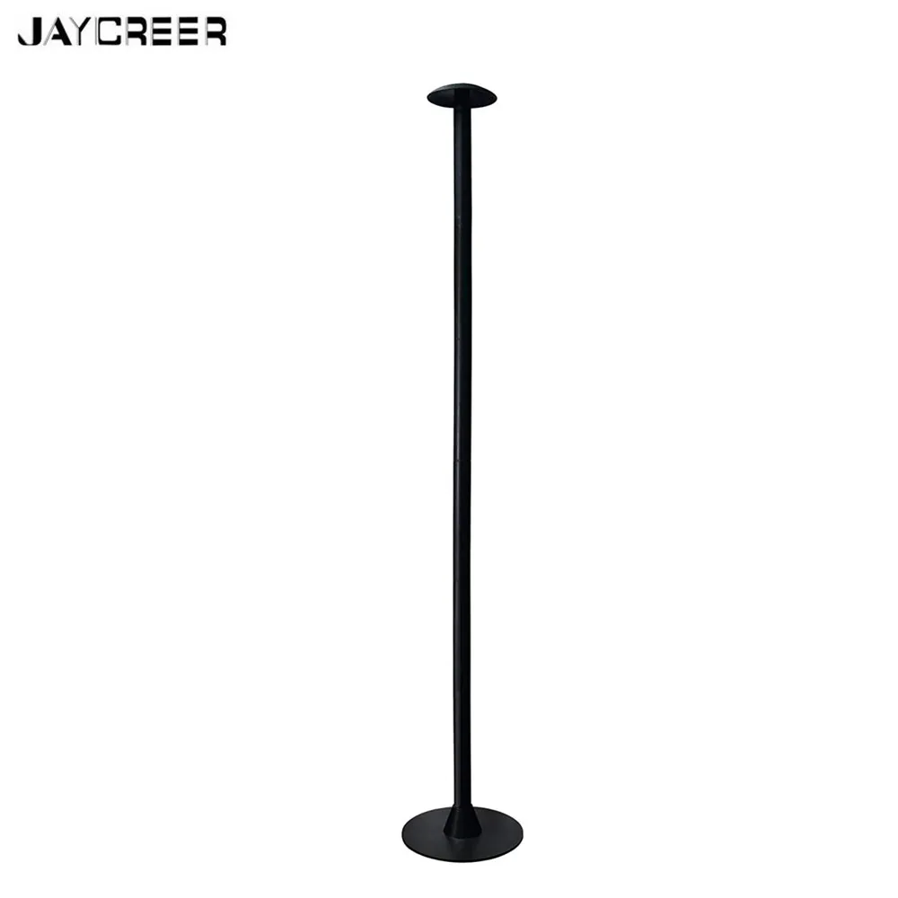 Boat cover support pole for fishing boat cover