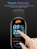 Screen Protector for Xiaomi Mi Band 9, TPU Full Coverage Anti-scratch HD Protective Film, Accessories for Miband 9 (Not Glass) 3