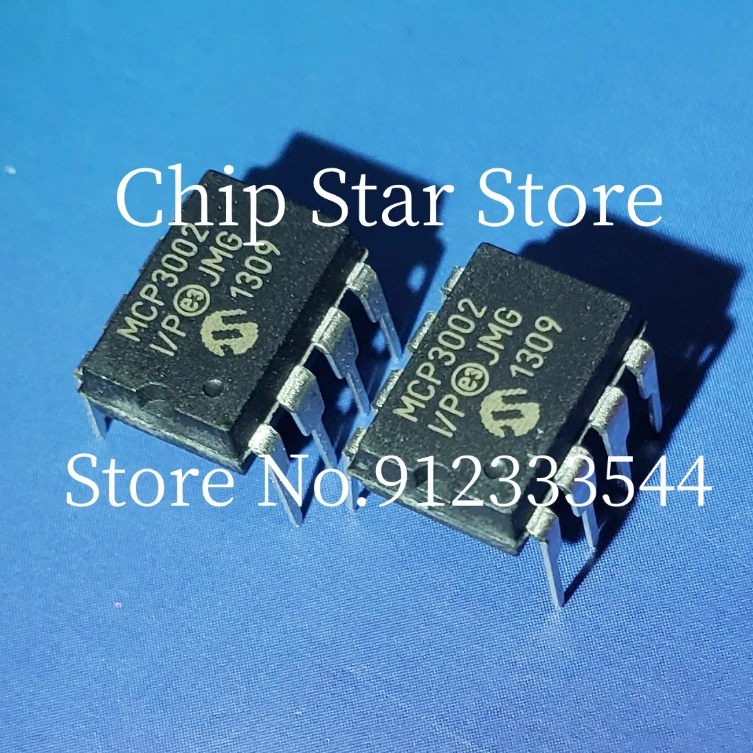 2pcslotMCP3002IPMCP3002DIP8AnaloguetoDigitalConverter10bit