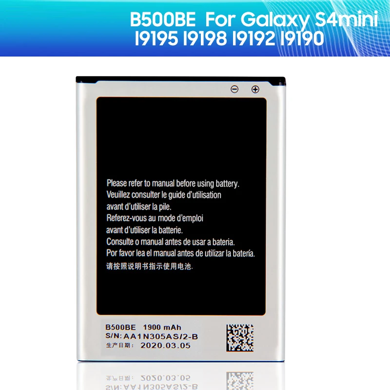 Samsung B500AE Battery for Samsung Galaxy S4 Mini Li-ion, 1900 mAh