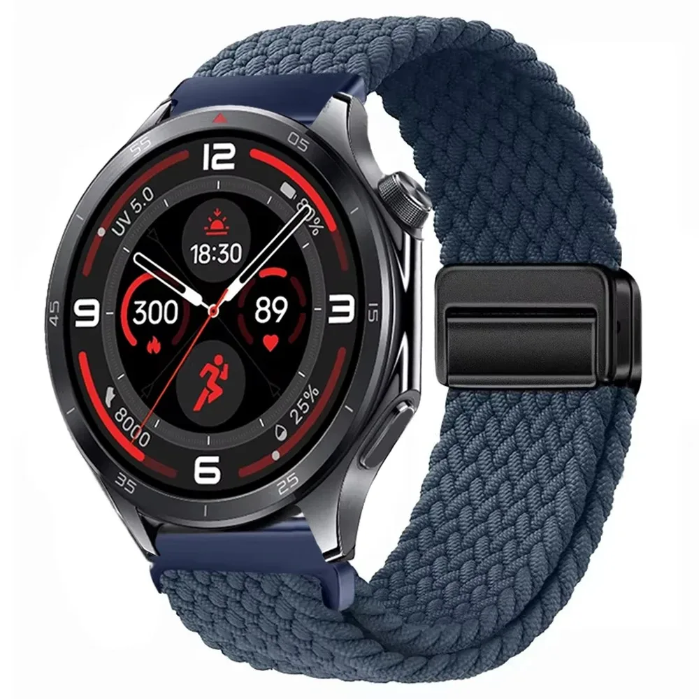 Braided Sport Nylon Strap, 22mm - Durable & Stylish Watchband Bracelet