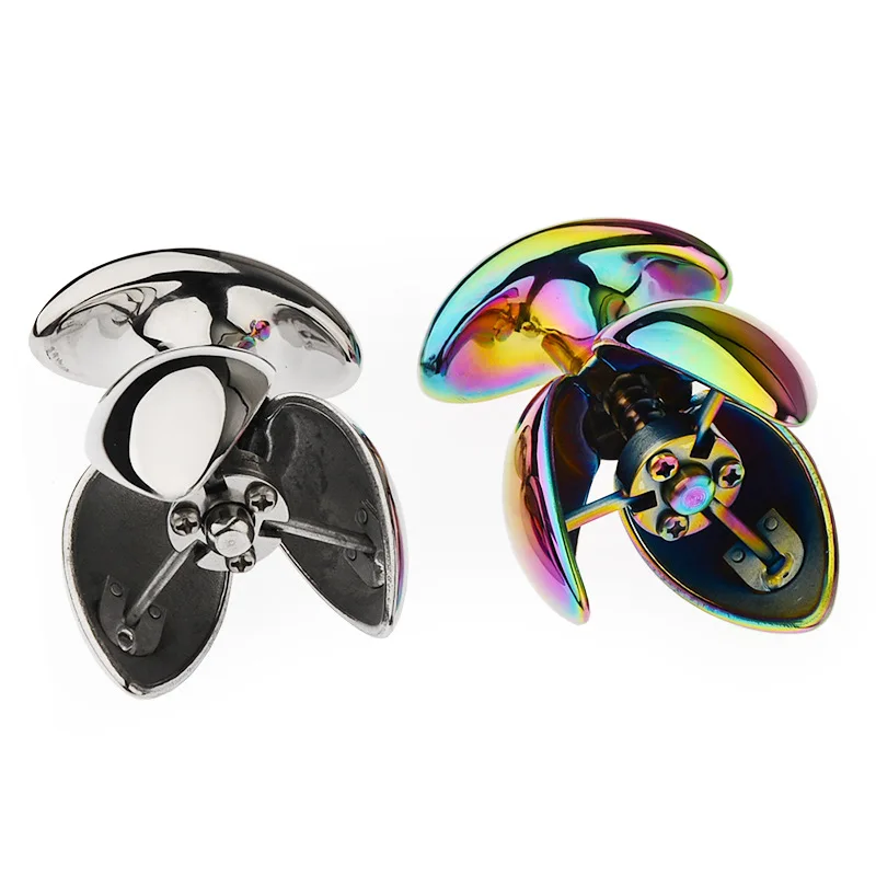 Adult Products Sex Products Anal Lock Chastity Lock Opening and Closing Butt Plug Dilator One Piece smMetal Toys