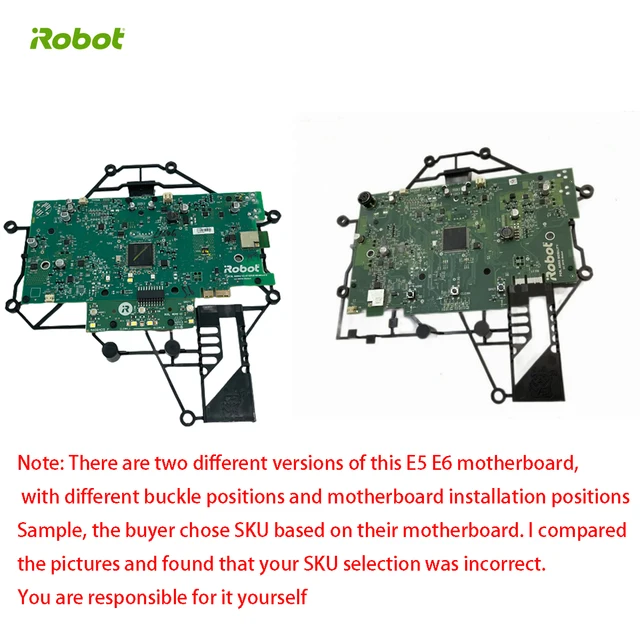 Placa base Original para IRobot Roomba E5 E6, piezas de repuesto para Robot  aspirador - AliExpress