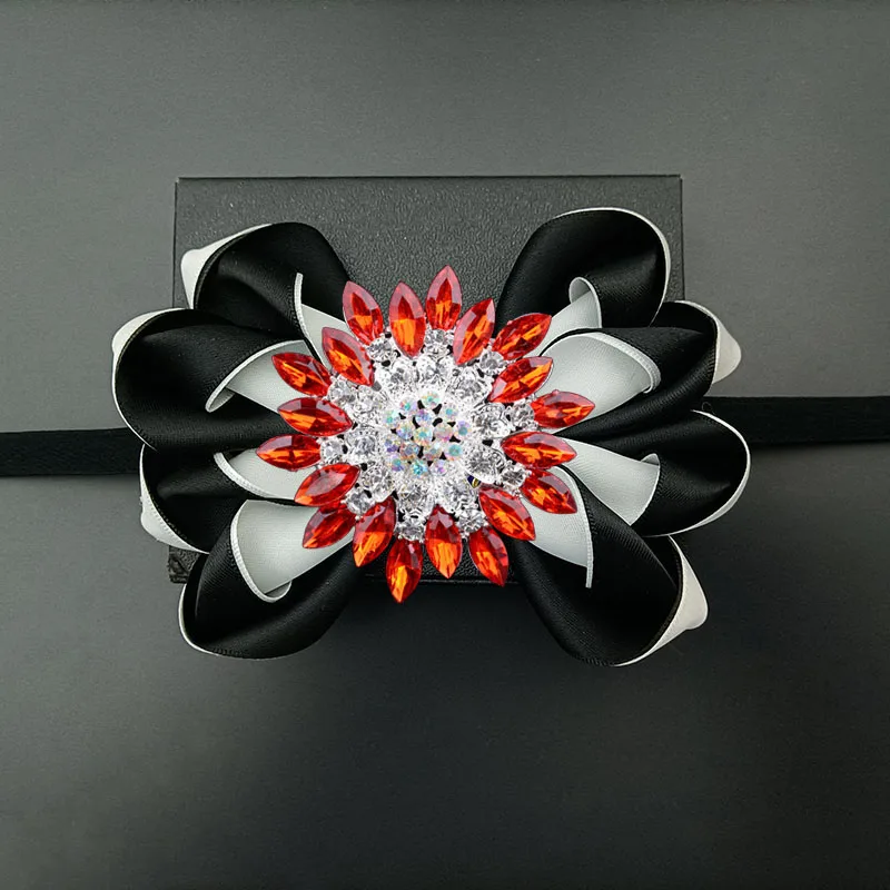 Fliegen für Herren, koreanisch, britisch, französisch, formell, Business, Bankett, Hemd, Accessoires, Herren, Hochzeit, Kragen, Blumen, handgefertigter Schmuck – Detail 7