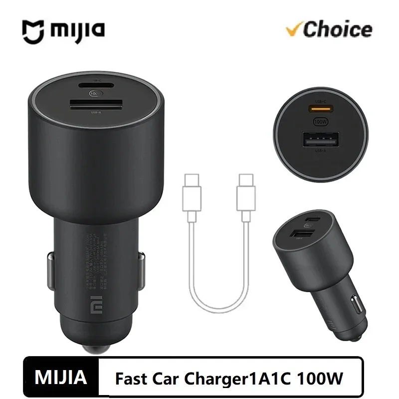 Xiaomi 100W Dual USB Quick Charge Wireless Car Charger