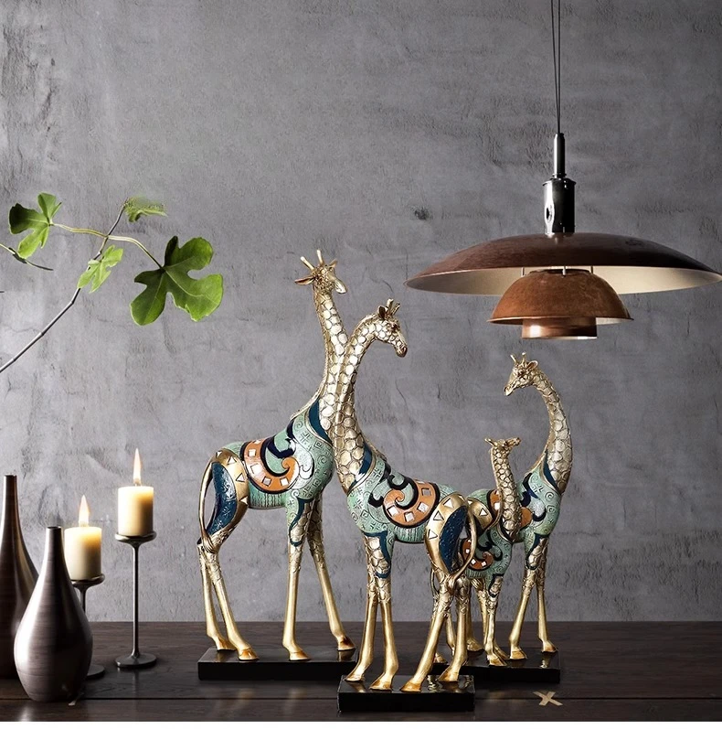 تحفة فنية على شكل زرافة لديكور منزلك