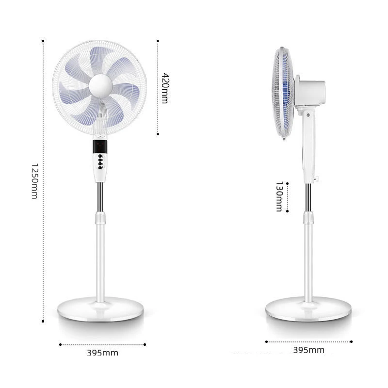 Cheap 220V Electric fan floor fan household mute shaking head mechanical timing desktop vertical dormitory energy-saving indus