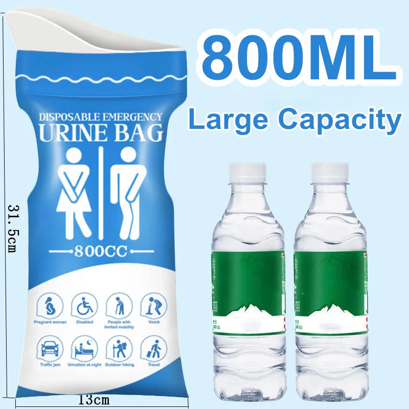 Disposable Urine Bag 10Pcs Outdoor Emergency Urinate Bags 800ML Disposable Vomiting Bag Unisex for Women Men Portable Travel Toilet disposable vomit bag urine bag disposable urine bag disposable toilet bag