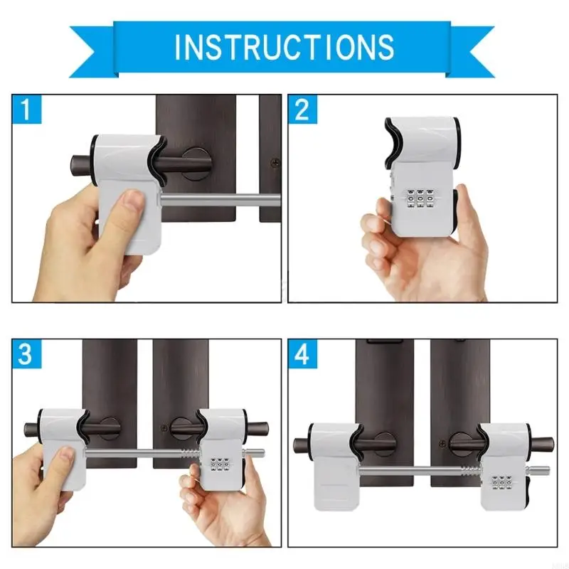 Stable Security Metal Lock Heavy Duty Combination Lock for Various Door Type
