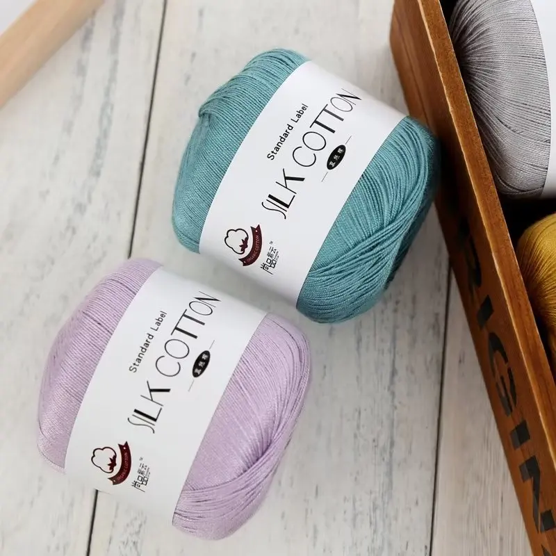 50g Lace Thread Milk Crochet Yarn For Baby Hand-Knitted Warm Soft Knitting Thread Hand Knitting Supplies Cross Stitch 4