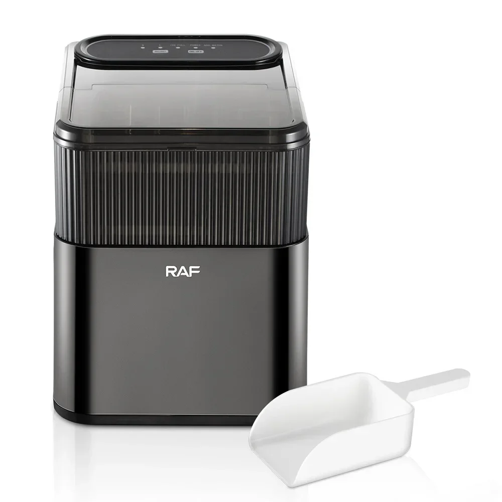 Portable Household Visual Automatic Small Ice Machine Countertop Self-Cleaning Bullet Refrigerator Quick Ice Making Machine