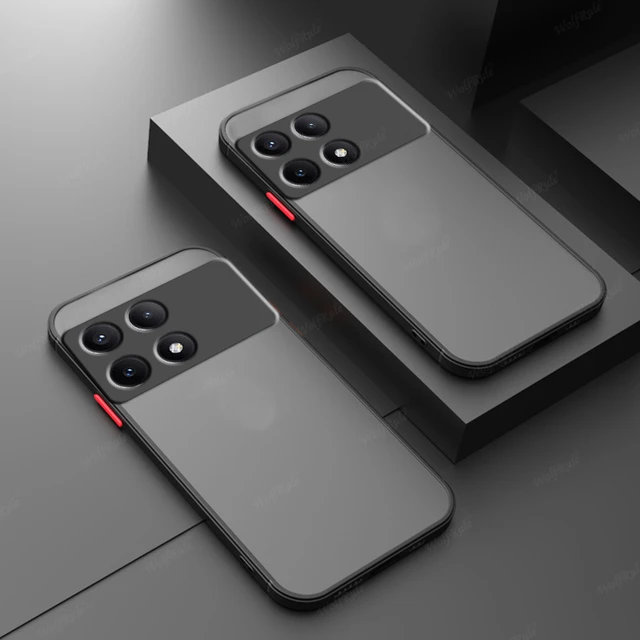Étui de protection antichoc pour écouteurs Xiaomi, pare-chocs pour téléphone, lentille arrière, translucide, 256, X6 Pro 1