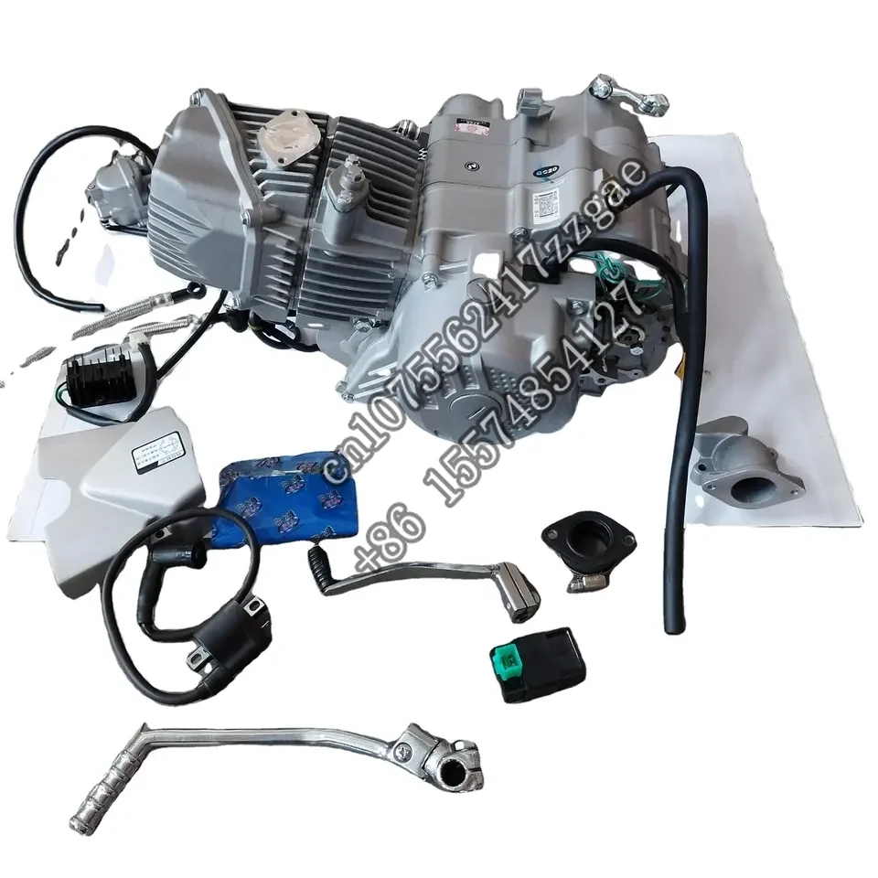 OEM zs190 motor zongshen engine oil cooling CDI 4 stroke SOHC 5 gearshift W190 engine for bajaj honda for bajaj honda zongshen zs212 zs190 motor engine great power system 4 stroke cdi 12kw 5 gear 190cc w190 engine kit