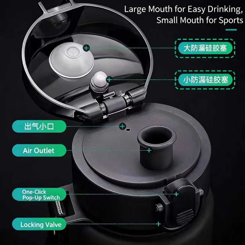 Five Nights At Freddy's Motivational Leak-Proof Sports Water Bottle - 650ml Portable & Reusable Cup