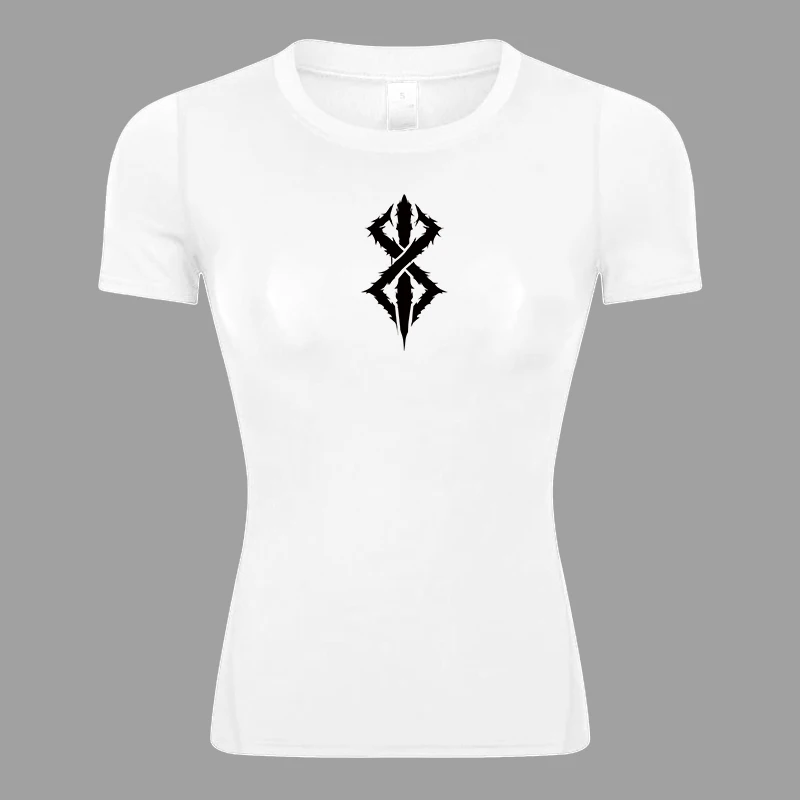 Maglietta Sportiva Manica Corta Da Donna | Top Yoga E Corsa In Tricot Traspirante E Asciugatura Rapida | Taglie S M L XL