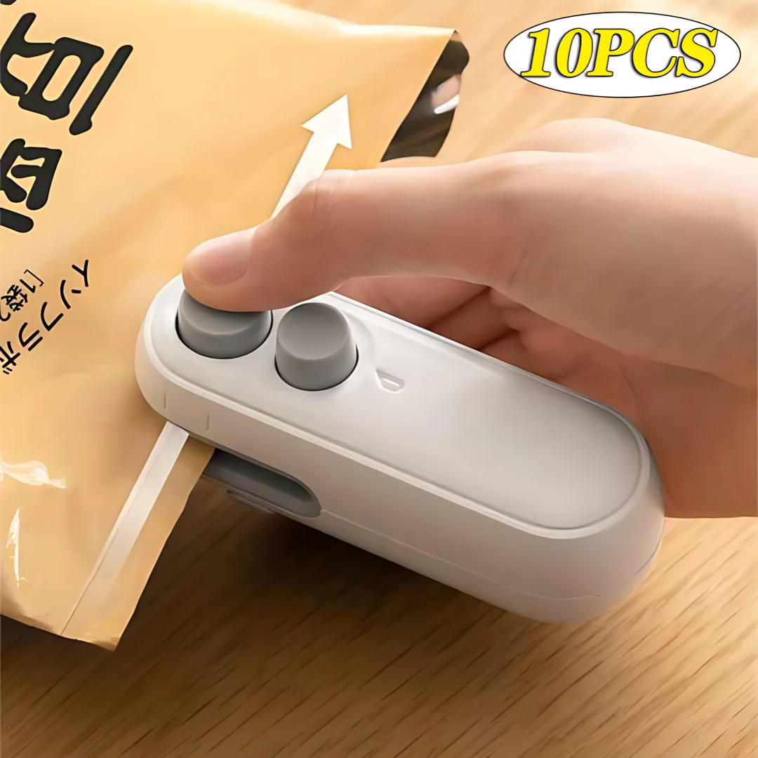 Portable Mini Sealer 2 in 1 Heat Sealer Snacks Home use rechargeable sealer Vacuum Snacks plastic bag heat sealer mini sealer plastic bag sealer