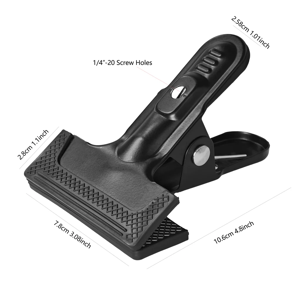 Metal Holder Clip Clamp Mount 1/4 Screw Adapter for GoPro Hero 13 12 11 10 9 8 insta360 SJCAM DJI OSMO Action Camera Accessories