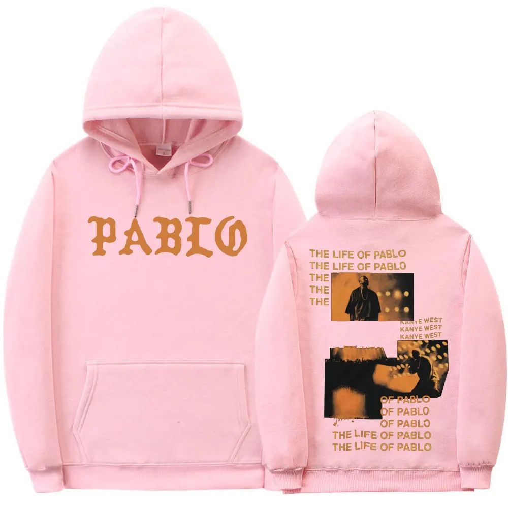 Kanye West THE LIFE OF PABLO Album Music Print Hoodie Clothes Men's Brand Streetwear Men Women Fashion Oversized Cotton Hoodies