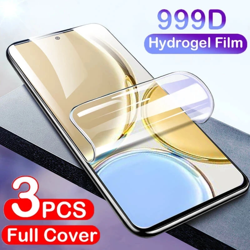 

3PCS For Huawei Honor X8 8X MAX 8S X6 X5 X7 X9 Hydrogel Film Full Cover Screen Protector On Honor X8a X9a X7a 5G Protective Film