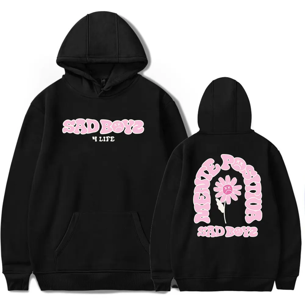 Fashion Junior H Merch $AD Boyz Flower Vintage 90s Hoodie Men Women Hooded Tops Harajuku Hip-hop Spring Autumn Sweatshirt