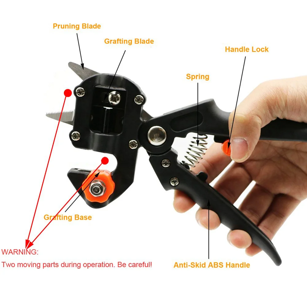Factory Price Seedling Fruit Tree Grafting Hardware Tool Pruner Garden Knife 240Mm Shears Pruning Grafter Hand Tools Hot Selling