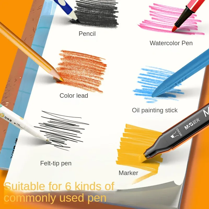 M&G 5 Pcs Drawing Notebook 16K Blank Notebooks Painting Book for Kindergarten Children School Students 3